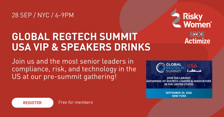 Global RegTech Summit USA VIP and Speaker Drinks - sept 28 2026